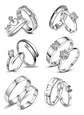 Anillos Ajustables Compromiso Ilusión Novios Amor Pareja - Miniatura 7