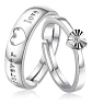 Anillos Ajustables Compromiso Ilusión Novios Amor Pareja - Miniatura 17