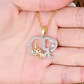 Cadena Y Colgante Familia Mamá Hijo Elefantes + Caja Regalo - Miniatura 3