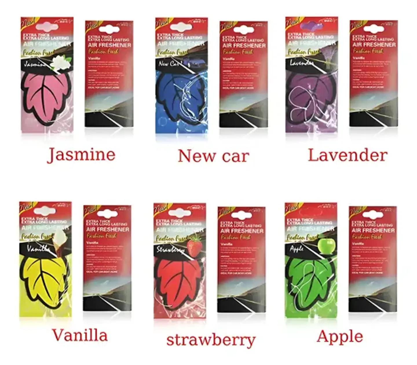 Ambientador Aromatizante Desodorante Ambiental Auto Pack 6 1