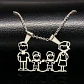 Collar Regalo Dia Madre Mamá Familia Hijos Joyas Mujer  - Miniatura 5
