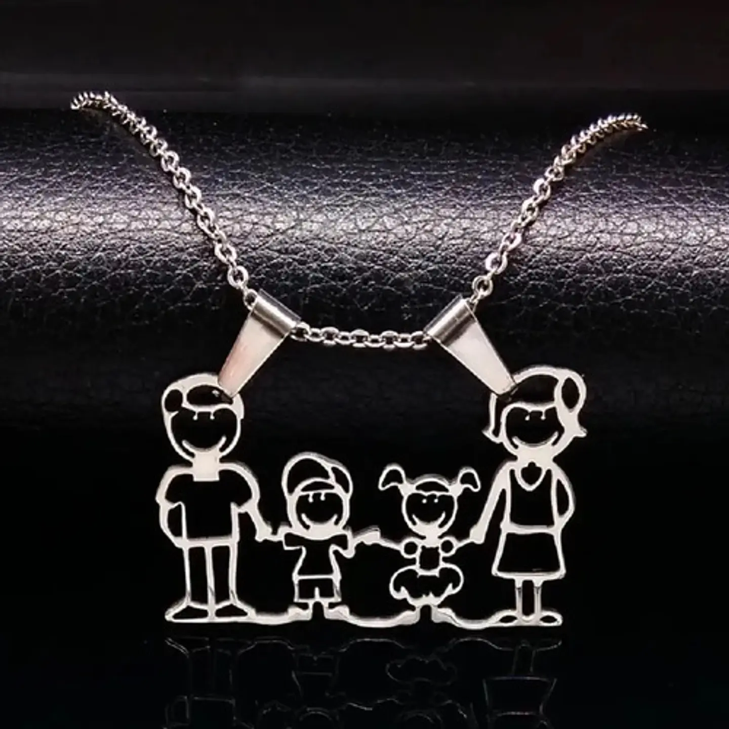 Collar Regalo Dia Madre Mamá Familia Hijos Joyas Mujer  7