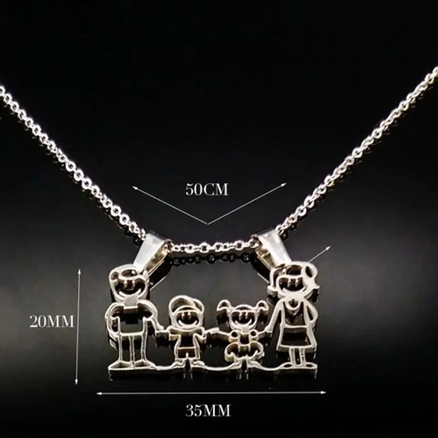 Collar Regalo Dia Madre Mamá Familia Hijos Joyas Mujer  8