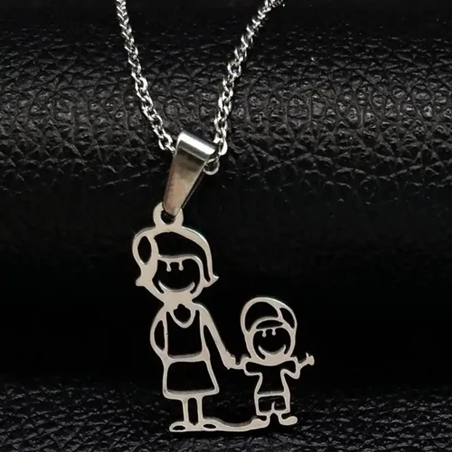 Collar Regalo Dia Madre Mamá Familia Hijos Joyas Mujer  43
