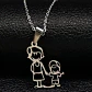 Collar Regalo Dia Madre Mamá Familia Hijos Joyas Mujer  - Miniatura 43