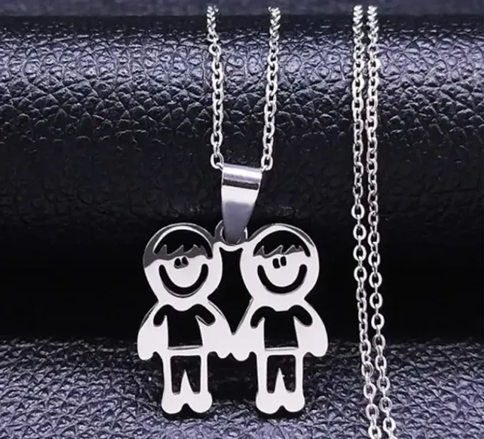 Collar Regalo Dia Madre Mamá Familia Hijos Joyas Mujer  86
