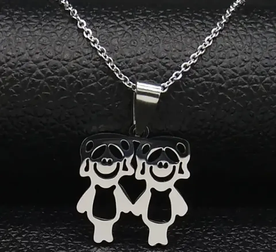 Collar Regalo Dia Madre Mamá Familia Hijos Joyas Mujer  89