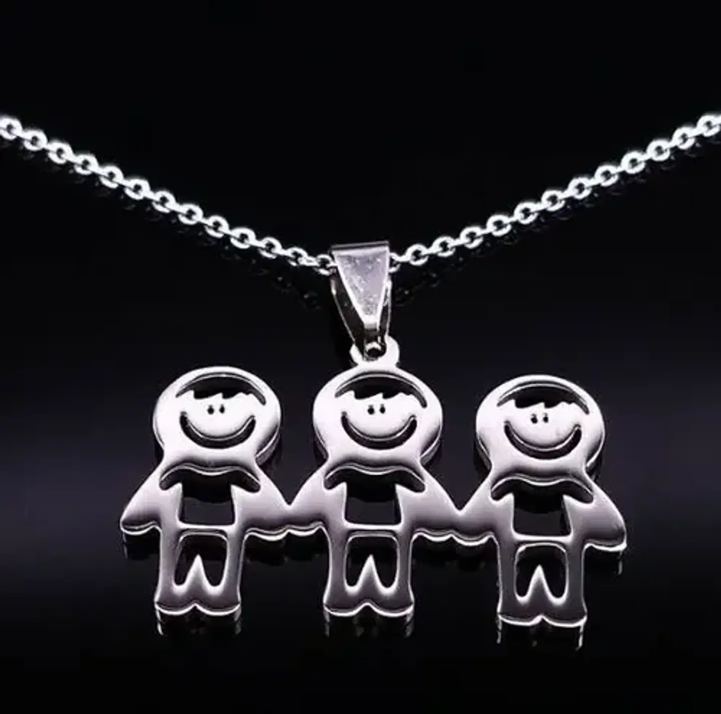 Collar Regalo Dia Madre Mamá Familia Hijos Joyas Mujer  92