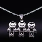 Collar Regalo Dia Madre Mamá Familia Hijos Joyas Mujer  - Miniatura 92