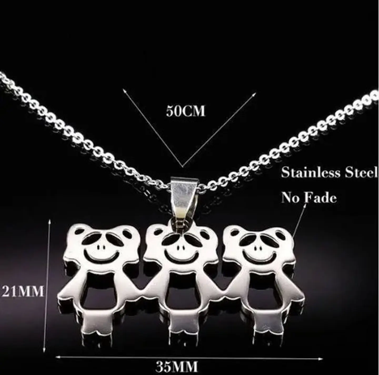 Collar Regalo Dia Madre Mamá Familia Hijos Joyas Mujer  96