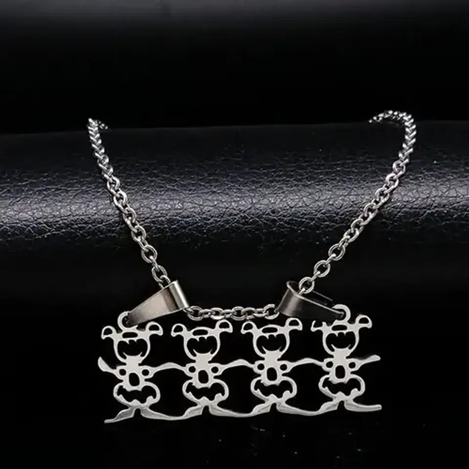 Collar Regalo Dia Madre Mamá Familia Hijos Joyas Mujer  106