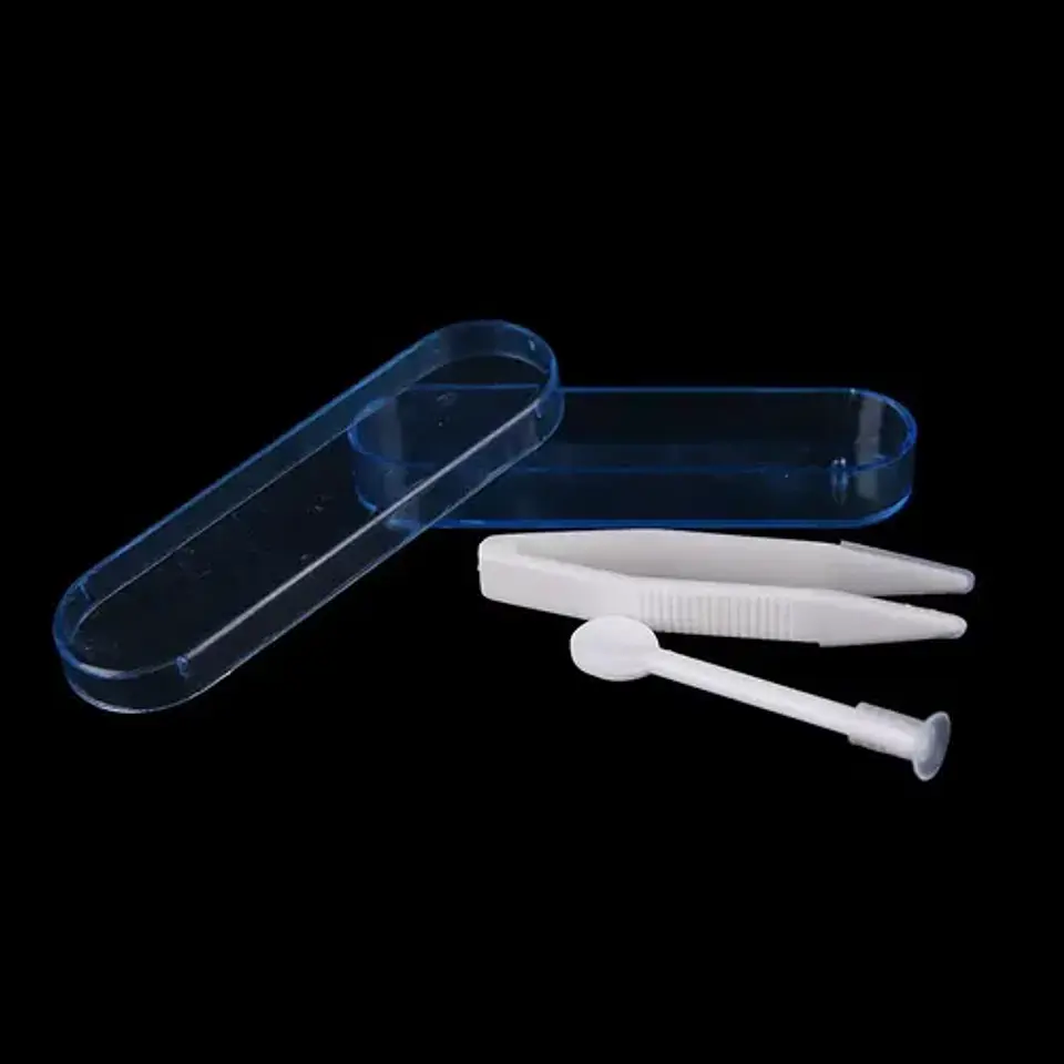 Set Inserción Lentes De Contacto Pinza Y Aplicador 6