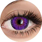 Lentes Contacto Morado Violeta Halloween +liquido +estuche - Miniatura 1