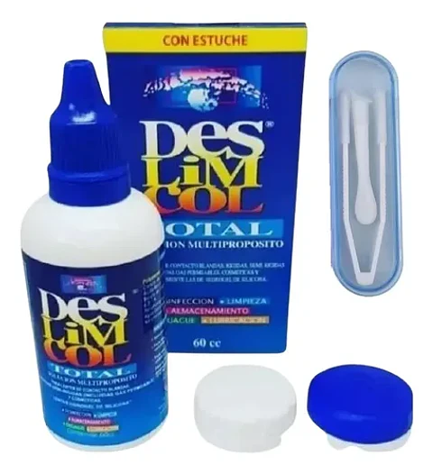 Líquido Estuche Pinza Aplicador Para Lentes De Contacto Kit 