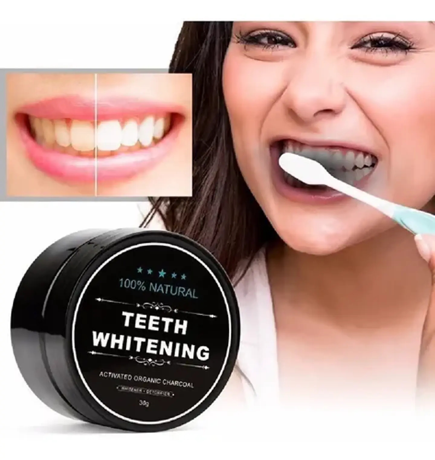 Blanqueador Dental Carbón Orgánico 100% Natural 1