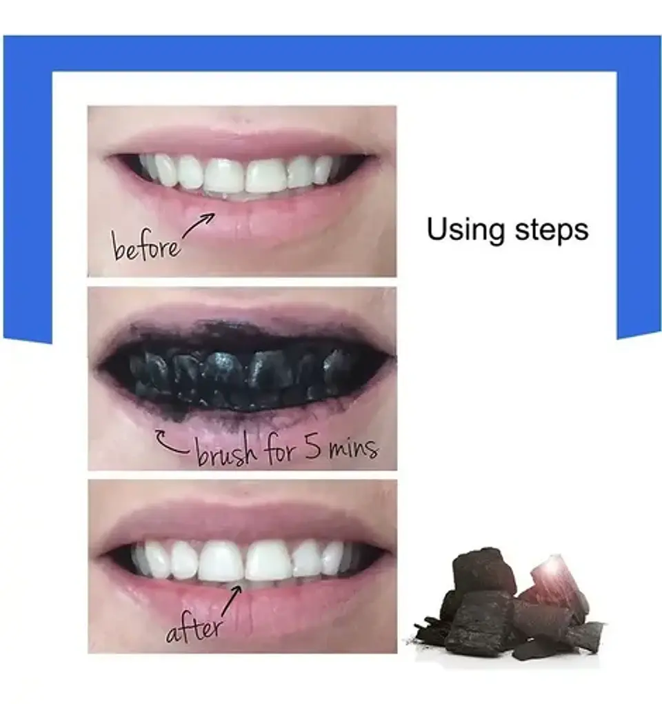 Blanqueador Dental Carbón Orgánico 100% Natural 4
