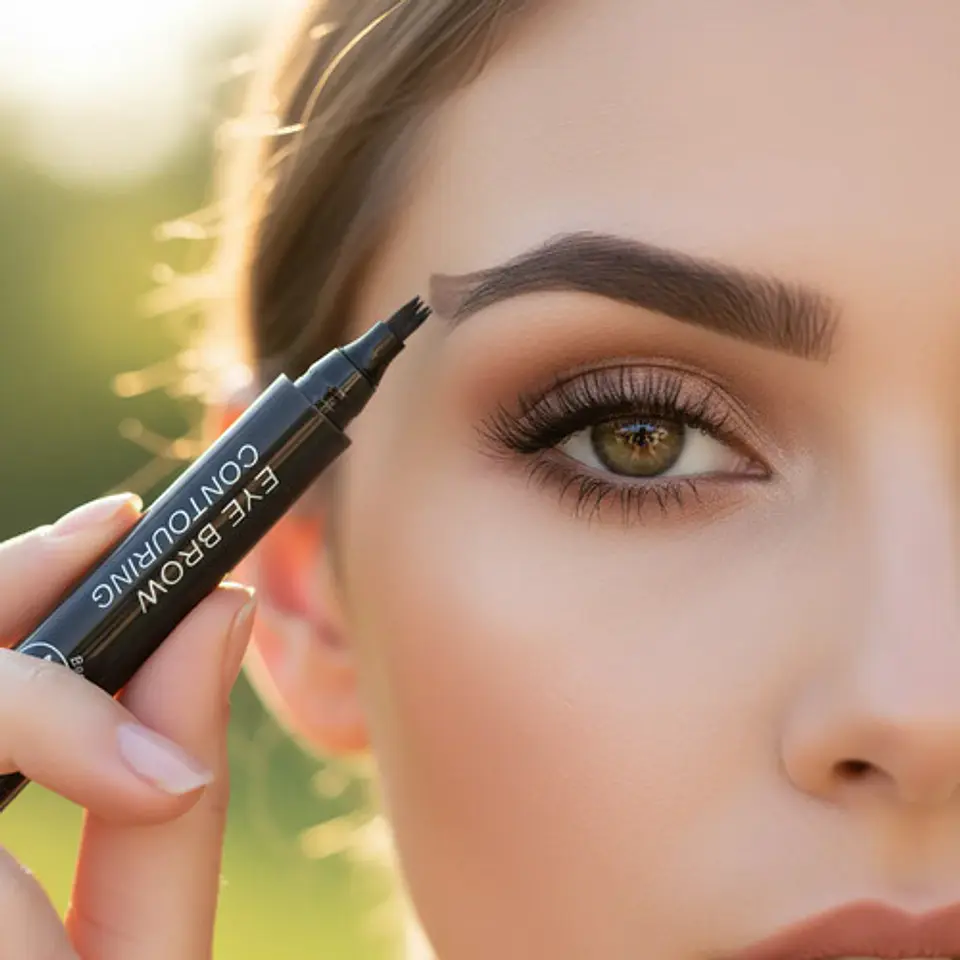 Lápiz Cejas X2 Impermeable Microblading 24 Horas Maquillaje 11