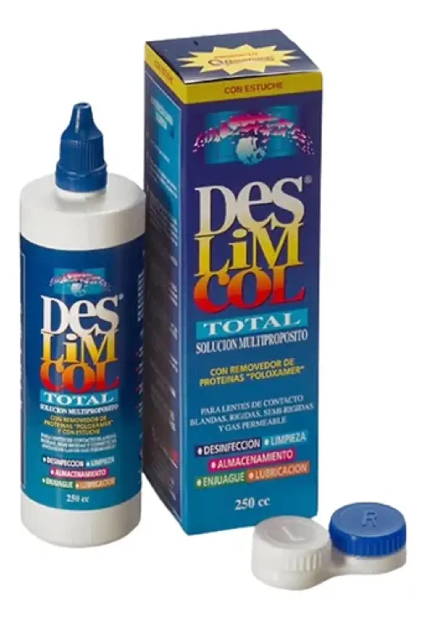 Solución Multipropósito Química Neumann 250 Ml + Estuche Lentes Contacto 2