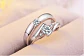 Anillos Compromiso Ajustable San Valentin + Caja Regalo Joya - Miniatura 2