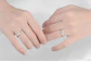 Anillos Compromiso Ajustable San Valentin + Caja Regalo Joya - Miniatura 3