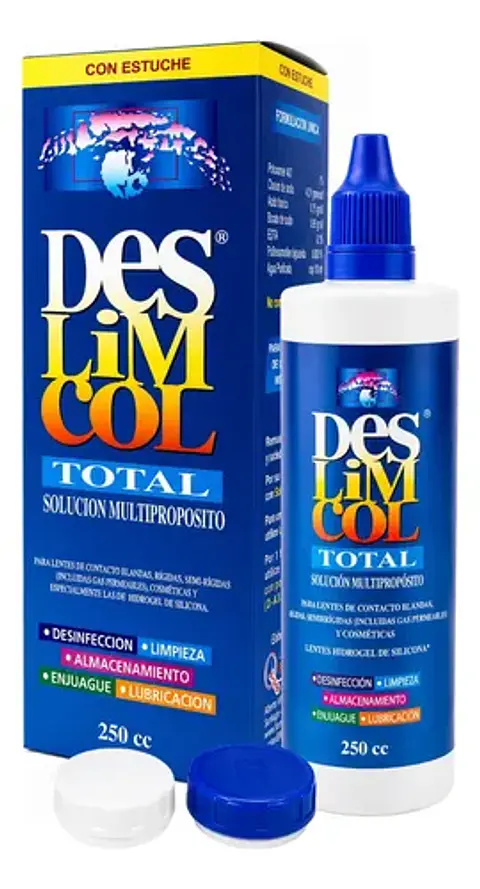 Solución Multipropósito Química Neumann 250 Ml + Estuche Lentes Contacto