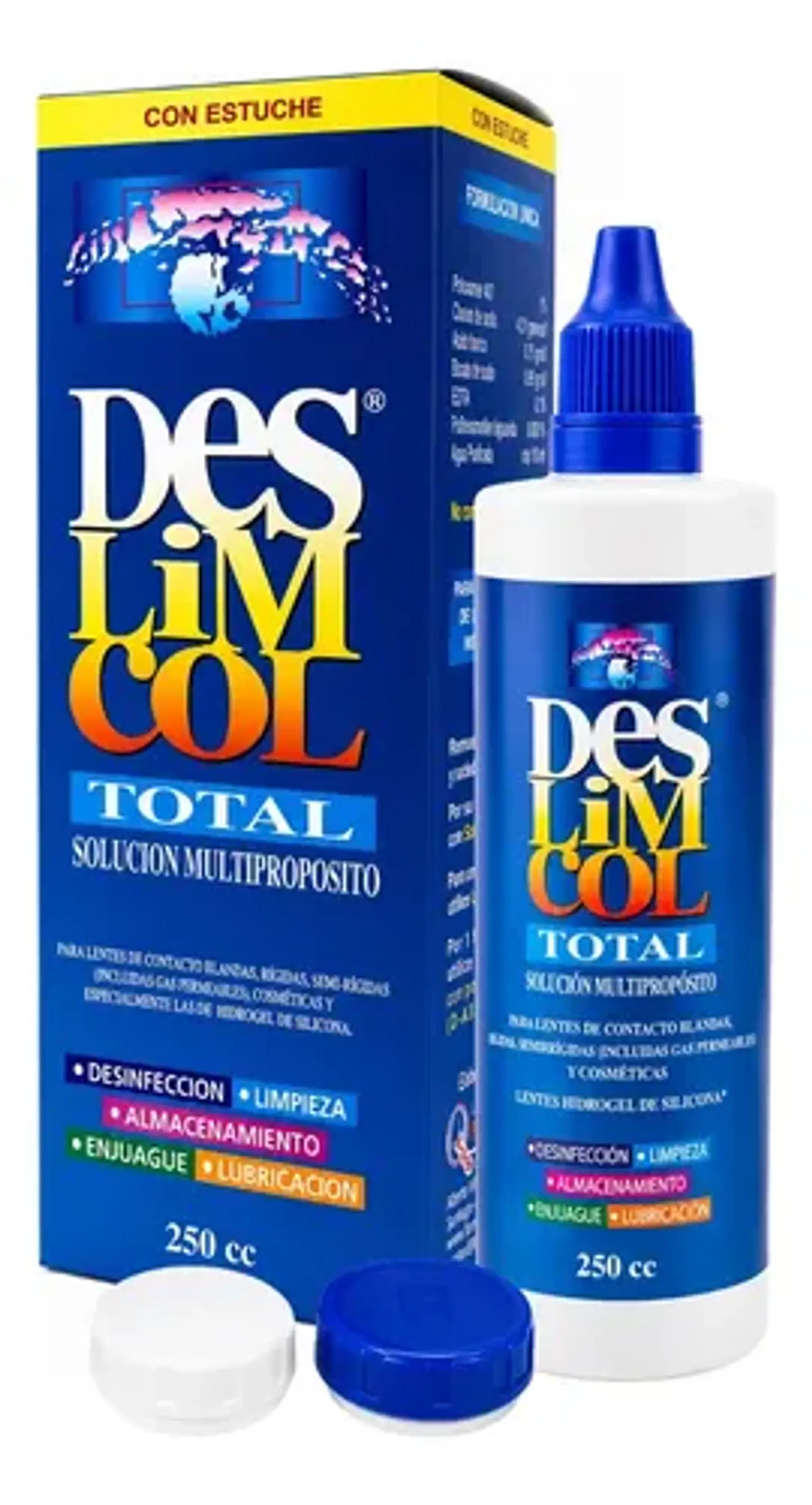 Solución Multipropósito Química Neumann 250 Ml + Estuche Lentes Contacto 1