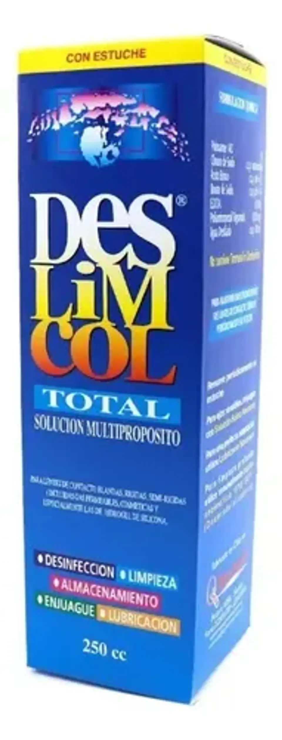 Solución Multipropósito Química Neumann 250 Ml + Estuche Lentes Contacto 2