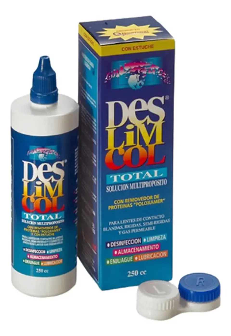 Solución Multipropósito Química Neumann 250 Ml + Estuche Lentes Contacto 3