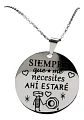 Collar Cadena Dije Regalo Amor Amigos Familia + Caja Joyas - Miniatura 1