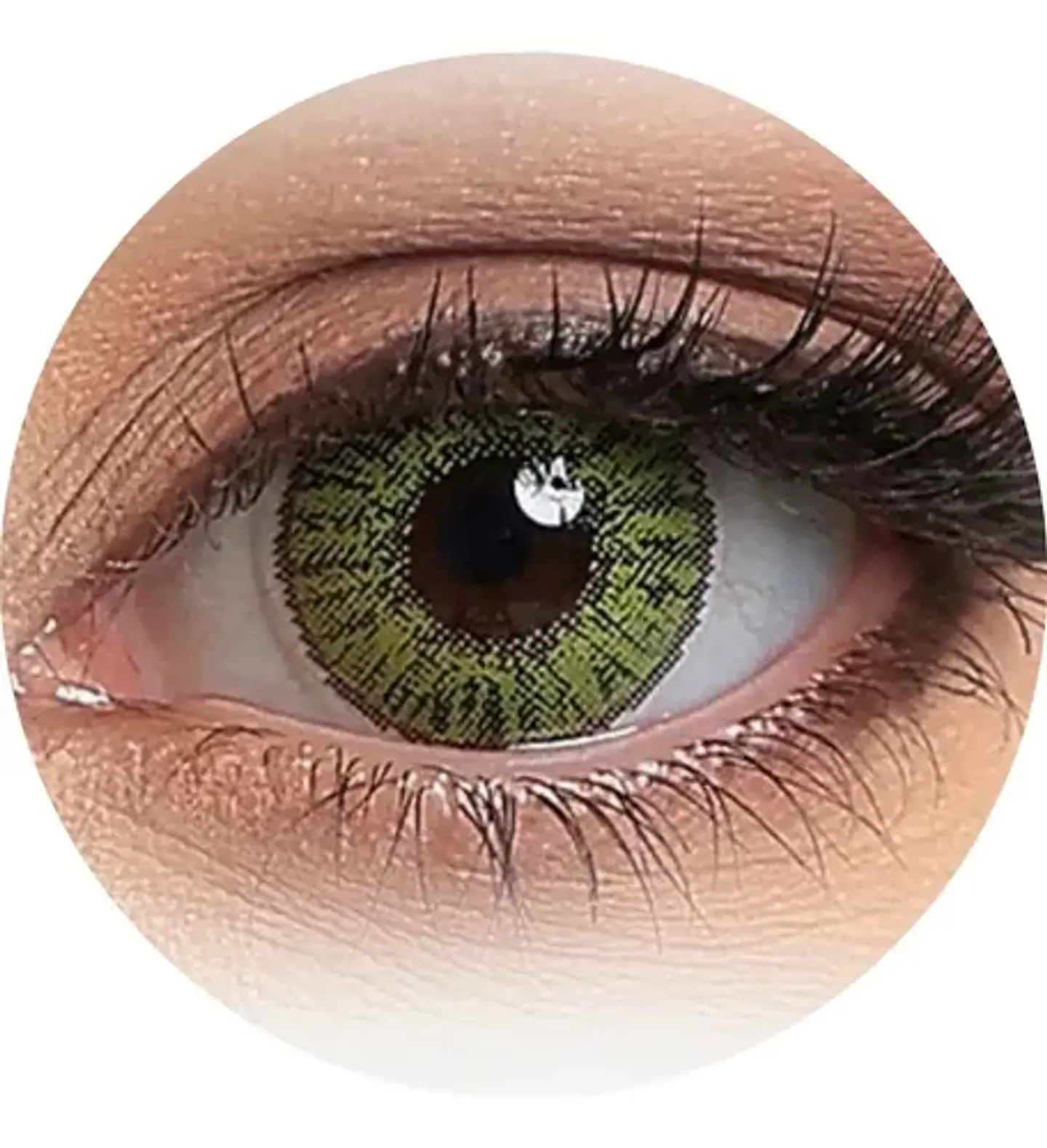 Lentes De Contacto Natural Tricolor Halloween Cosplay Anime  5