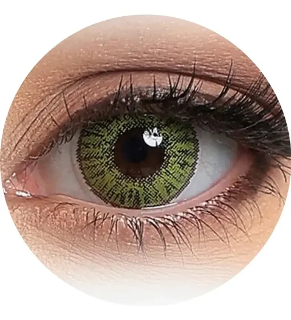 Lentes De Contacto Natural Tricolor Halloween Cosplay Anime  5