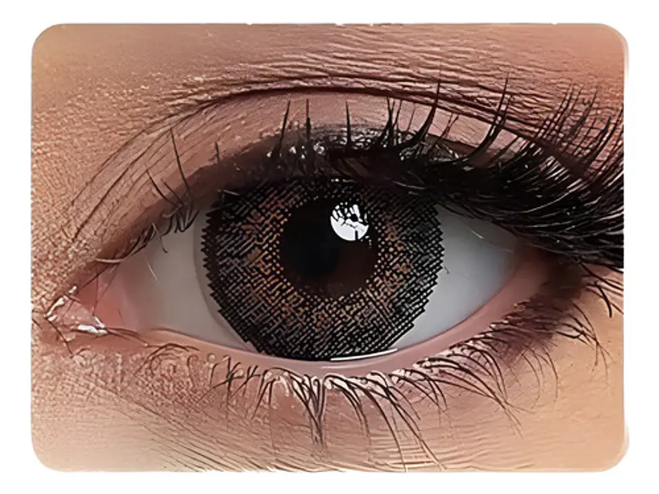 Lentes De Contacto Natural Tricolor Halloween Cosplay Anime  8