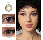 Lentes De Contacto Natural Tricolor Halloween Cosplay Anime  - Miniatura 9