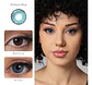 Lentes De Contacto Natural Tricolor Halloween Cosplay Anime  - Miniatura 13