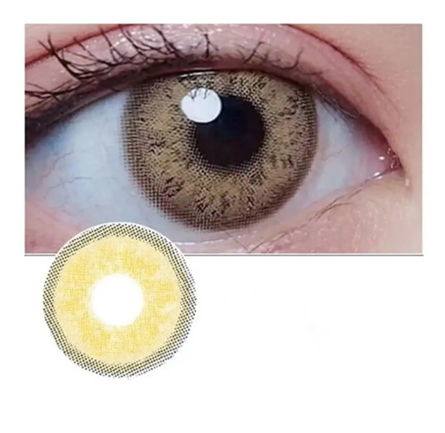 Lentes De Contacto Natural Tricolor Halloween Cosplay Anime  18