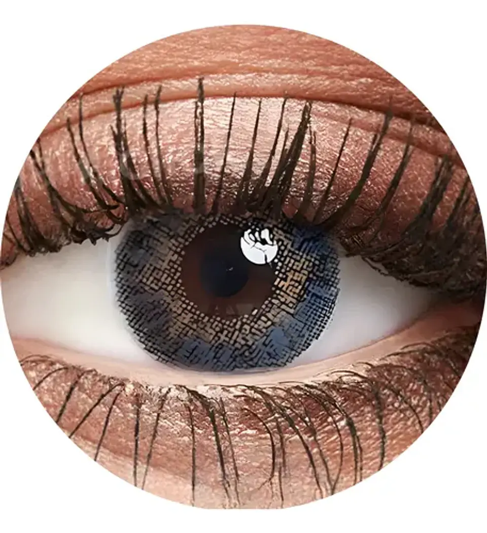 Lentes De Contacto Natural Tricolor Halloween Cosplay Anime  24