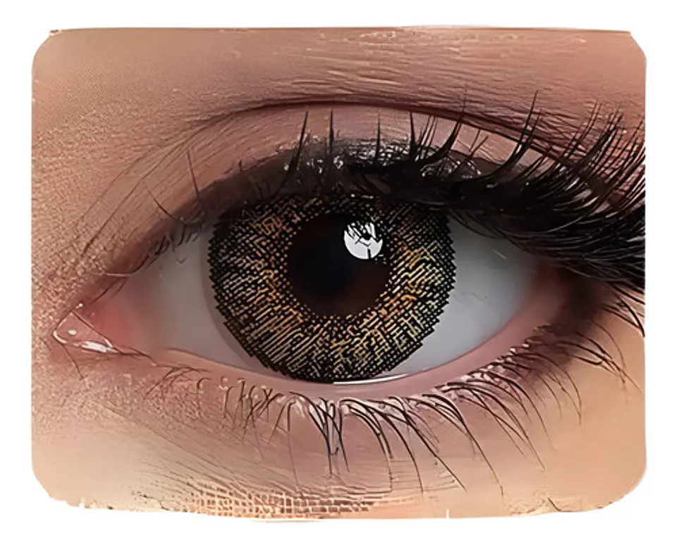 Lentes De Contacto Natural Tricolor Halloween Cosplay Anime  27