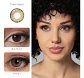 Lentes De Contacto Natural Tricolor Halloween Cosplay Anime  - Miniatura 28