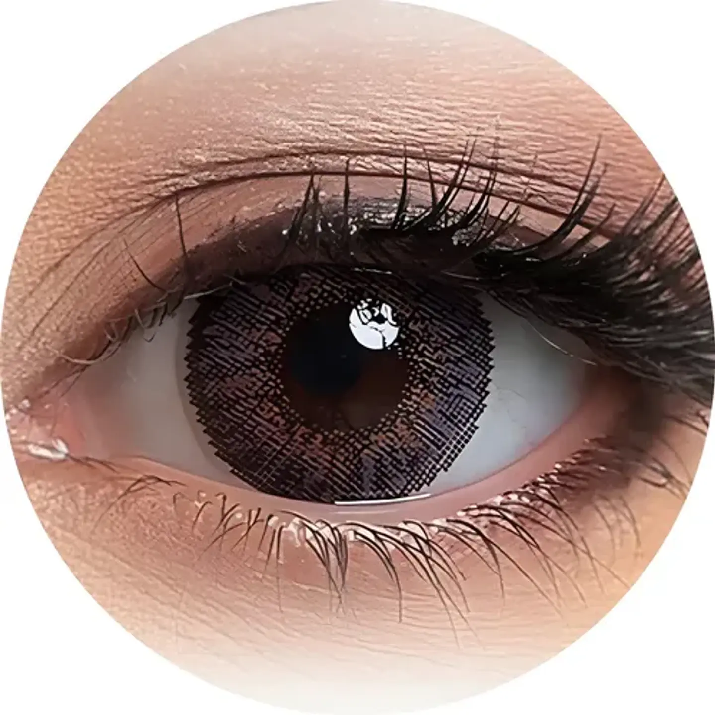 Lentes De Contacto Natural Tricolor Halloween Cosplay Anime  30