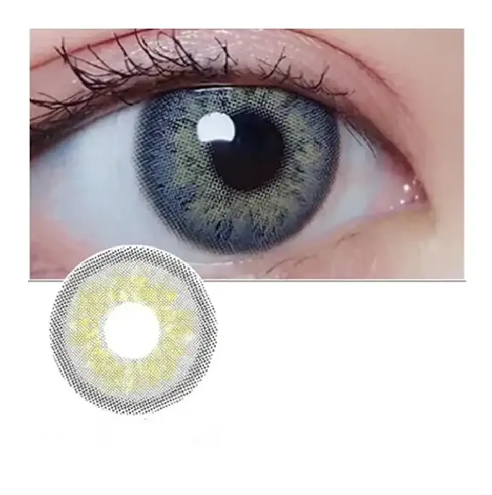 Lentes De Contacto Natural Tricolor Halloween Cosplay Anime  33