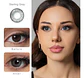 Lentes De Contacto Natural Tricolor Halloween Cosplay Anime  - Miniatura 40