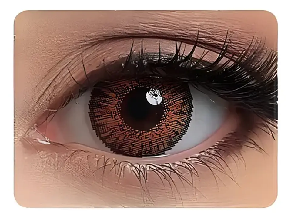 Lentes De Contacto Natural Tricolor Halloween Cosplay Anime  42