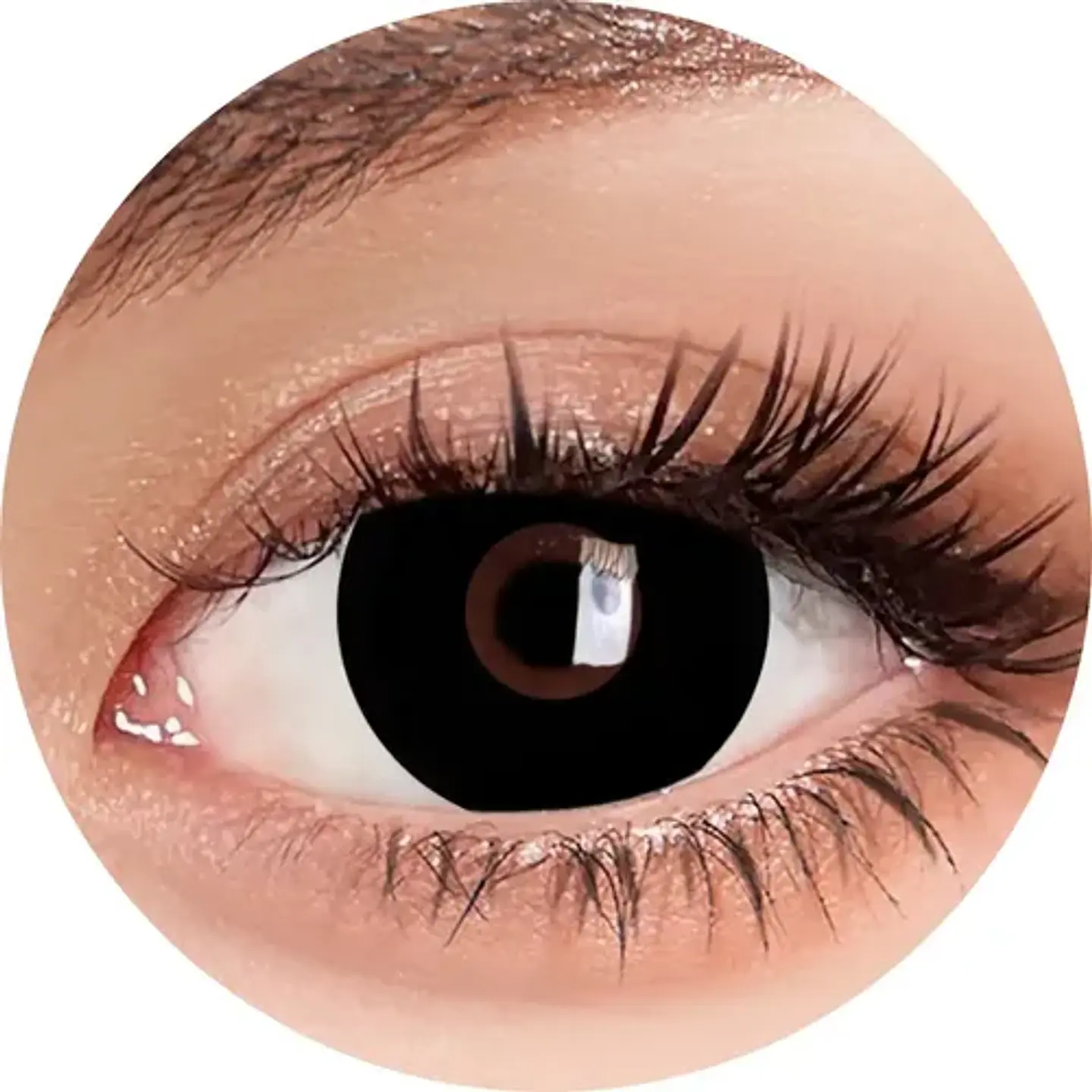Lentes De Contacto Natural Tricolor Halloween Cosplay Anime  48