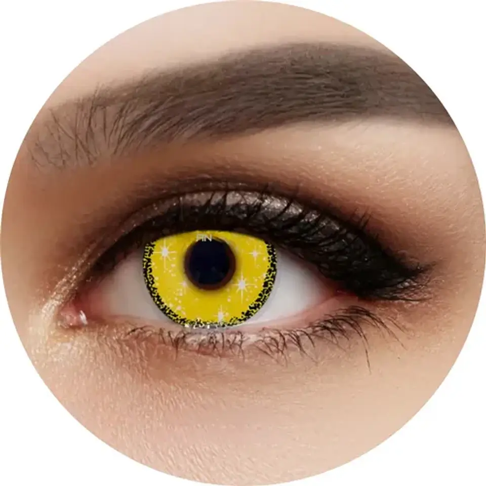 Lentes De Contacto Natural Tricolor Halloween Cosplay Anime  52