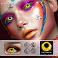 Lentes De Contacto Natural Tricolor Halloween Cosplay Anime  - Miniatura 54