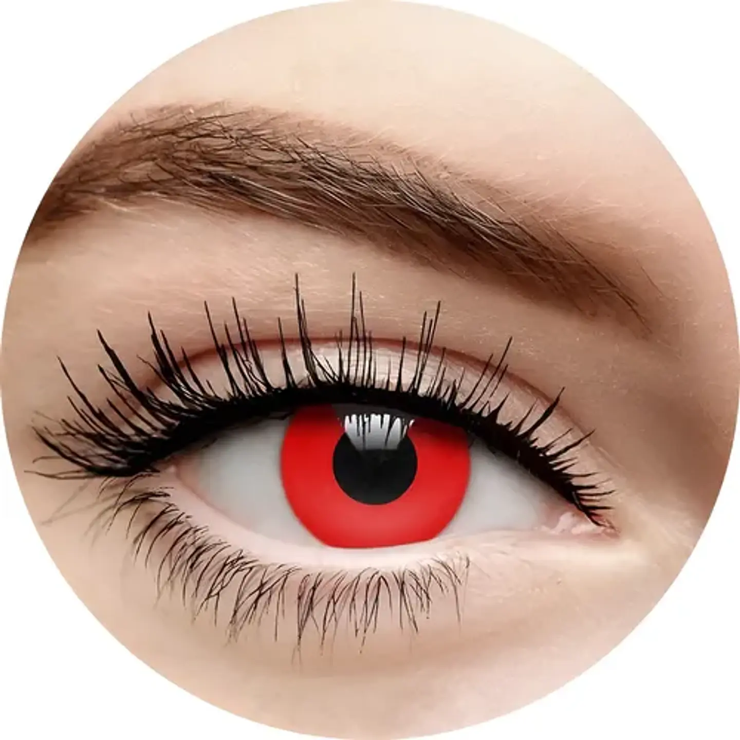 Lentes De Contacto Natural Tricolor Halloween Cosplay Anime  55