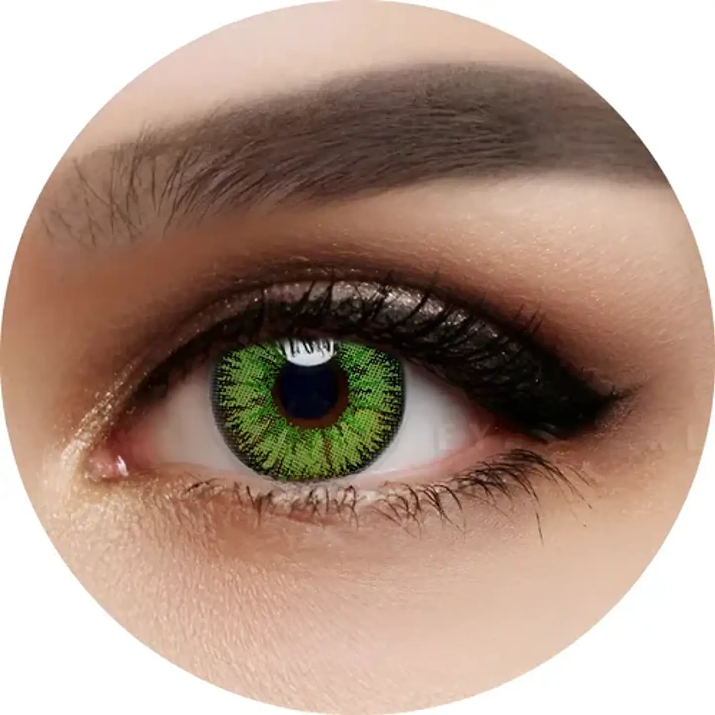 Lentes De Contacto Natural Tricolor Halloween Cosplay Anime  68