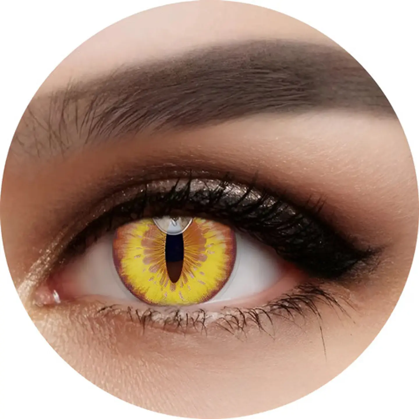 Lentes De Contacto Natural Tricolor Halloween Cosplay Anime  87