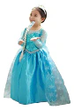 Disfraz Elsa Frozen Niña Incluye Corona Y Varita - Miniatura 1