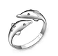Anillo Delfín Ajustable + Caja Terciopelo Regalo - Miniatura 1